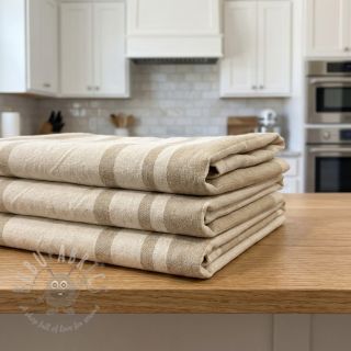 Tkanina dekoracyjna Bernadette stripe ficelle