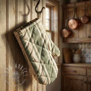 Tkanina dekoracyjna Bernadette stripe kaki