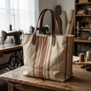 Tkanina dekoracyjna Bernadette stripe peanut