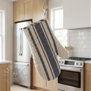 Tkanina dekoracyjna Bernadette stripe indigo