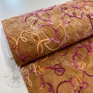 Bawełniana tkanina TIE DYE Chenille ela design A