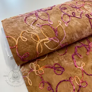 Bawełniana tkanina TIE DYE Chenille ela design A