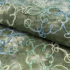 Bawełniana tkanina TIE DYE Chenille ela design B