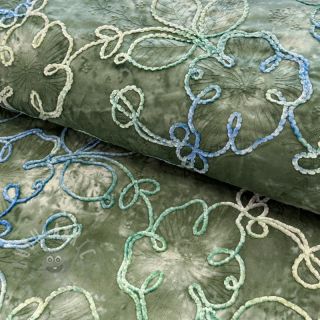 Bawełniana tkanina TIE DYE Chenille ela design B