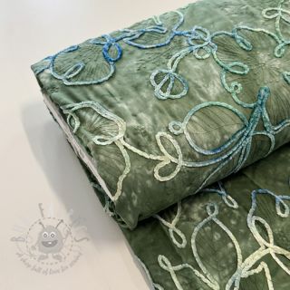 Bawełniana tkanina TIE DYE Chenille ela design B