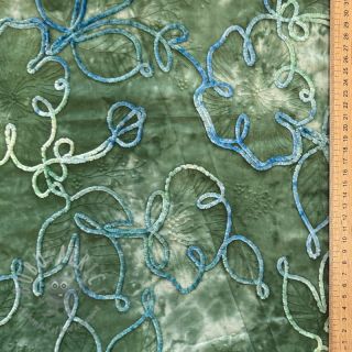 Bawełniana tkanina TIE DYE Chenille ela design B