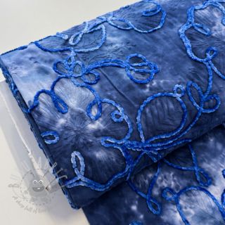 Bawełniana tkanina TIE DYE Chenille ela design C
