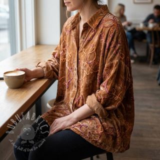 Bawełniana tkanina TIE DYE Chenille ela design A