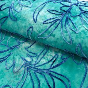 Bawełniana tkanina TIE DYE Chenille manon design A