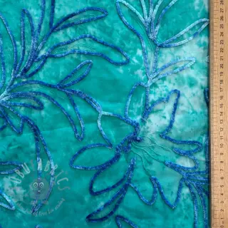 Bawełniana tkanina TIE DYE Chenille manon design A