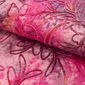 Bawełniana tkanina TIE DYE Chenille manon design C