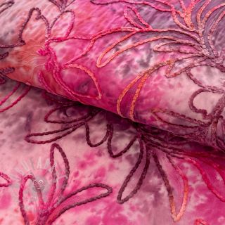 Bawełniana tkanina TIE DYE Chenille manon design C
