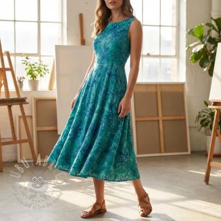 Bawełniana tkanina TIE DYE Chenille manon design A