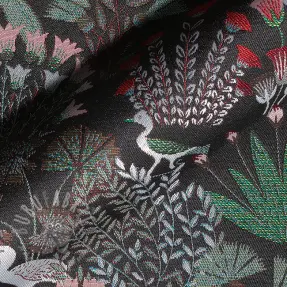 Tkanina dekoracyjna jacquard Botanic Paradise Bird