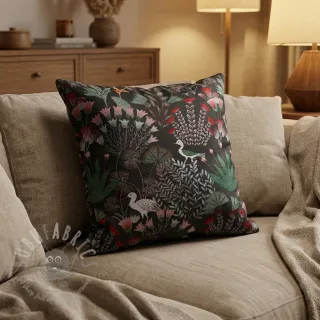 Tkanina dekoracyjna jacquard Botanic Paradise Bird