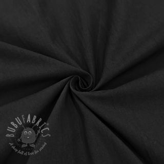 Bawełniana tkanina WASHED black