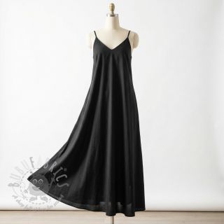 Bawełniana tkanina WASHED black