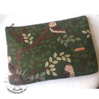 Tkanina dekoracyjna premium Forest Wood Owl