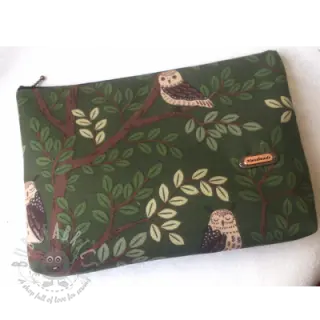 Tkanina dekoracyjna premium Forest Wood Owl