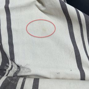 Tkanina dekoracyjna Bernadette stripe coffee 2nd class