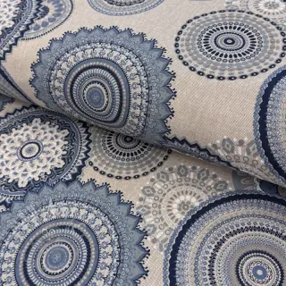 Tkanina dekoracyjna Linenlook premium Geometric mandala
