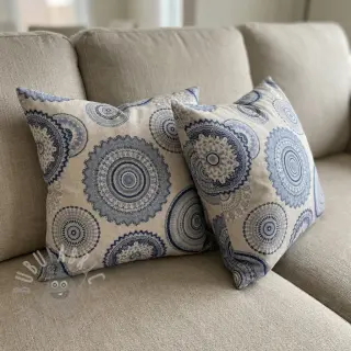 Tkanina dekoracyjna Linenlook premium Geometric mandala