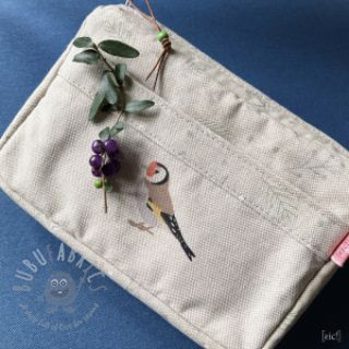 Tkanina dekoracyjna Linenlook Tiny Garden Birds