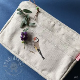 Tkanina dekoracyjna Linenlook Tiny Garden Birds