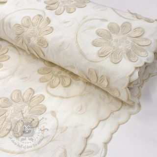 Bawełniana tkanina EMBROIDERY Bellagio cream