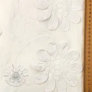 Bawełniana tkanina EMBROIDERY Bellagio off white