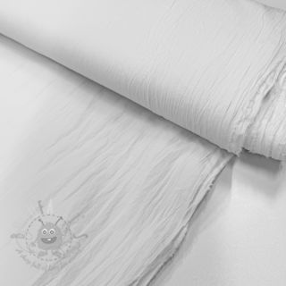 Bawełniana tkanina WASHED white