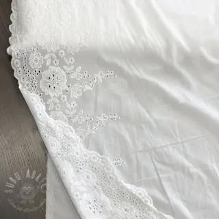Bawełniana tkanina EMBROIDERY Leon border