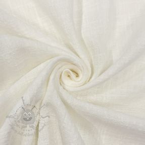 Bawełniana tkanina SLUB WASHED off white