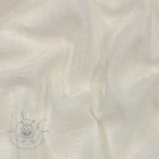 Bawełniana tkanina SLUB WASHED off white