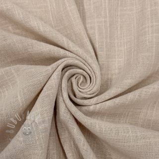 Bawełniana tkanina SLUB WASHED beige