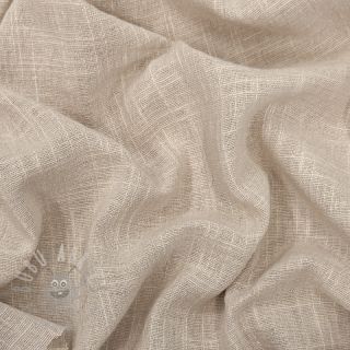 Bawełniana tkanina SLUB WASHED beige