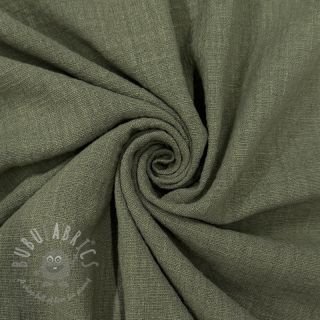 Bawełniana tkanina SLUB WASHED pickle