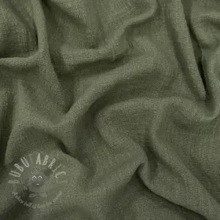 Bawełniana tkanina SLUB WASHED pickle
