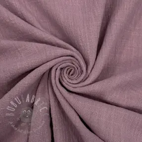 Bawełniana tkanina SLUB WASHED lavender
