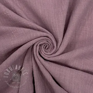 Bawełniana tkanina SLUB WASHED lavender