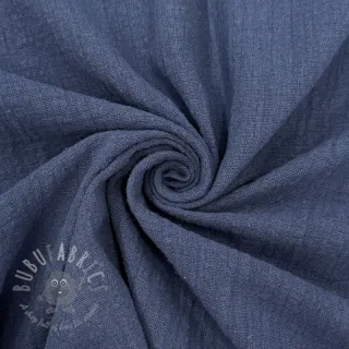 Bawełniana tkanina SLUB WASHED jeans