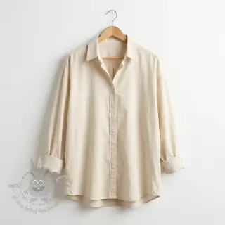 Bawełniana tkanina WASHED beige