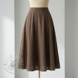 Bawełniana tkanina WASHED taupe