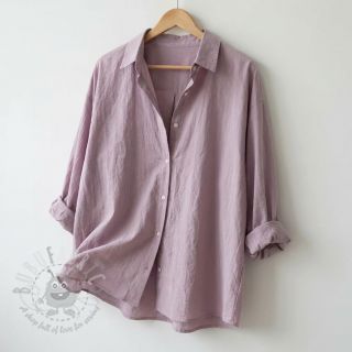 Bawełniana tkanina WASHED grape