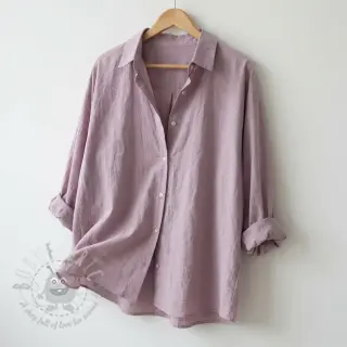 Bawełniana tkanina WASHED grape