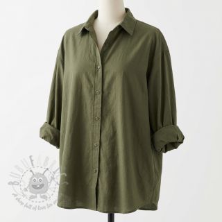 Bawełniana tkanina WASHED pickle