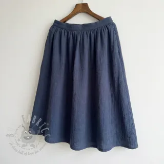 Bawełniana tkanina SLUB WASHED jeans