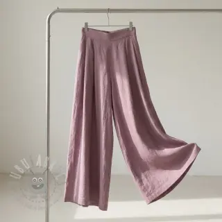Bawełniana tkanina SLUB WASHED lavender