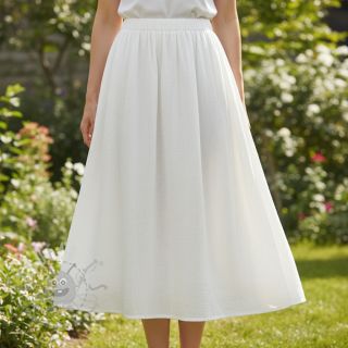 Bawełniana tkanina SLUB WASHED ecru