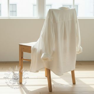 Bawełniana tkanina SLUB WASHED ecru